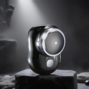 Ultra-Portable Pocket Electric Shaver – Compact Rotary Razor for Travel & Quick Touch-Ups