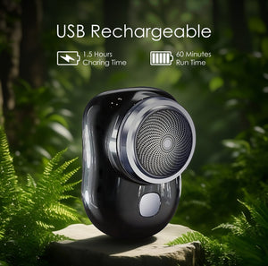 Ultra-Portable Pocket Electric Shaver – Compact Rotary Razor for Travel & Quick Touch-Ups
