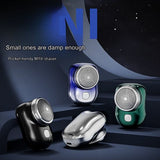 Ultra-Portable Pocket Electric Shaver – Compact Rotary Razor for Travel & Quick Touch-Ups