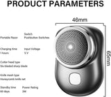 Ultra-Portable Pocket Electric Shaver – Compact Rotary Razor for Travel & Quick Touch-Ups
